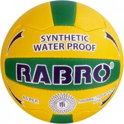 Rabro Throw Ball Size-5 (Pack of 1, Multicolor)